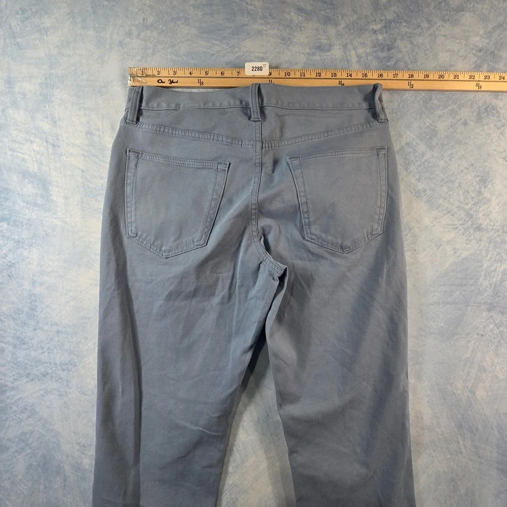 Banana Republic Traveler Pants Mens‎ 31x30 Light Blue Slim Fit 5-Pocket Chino